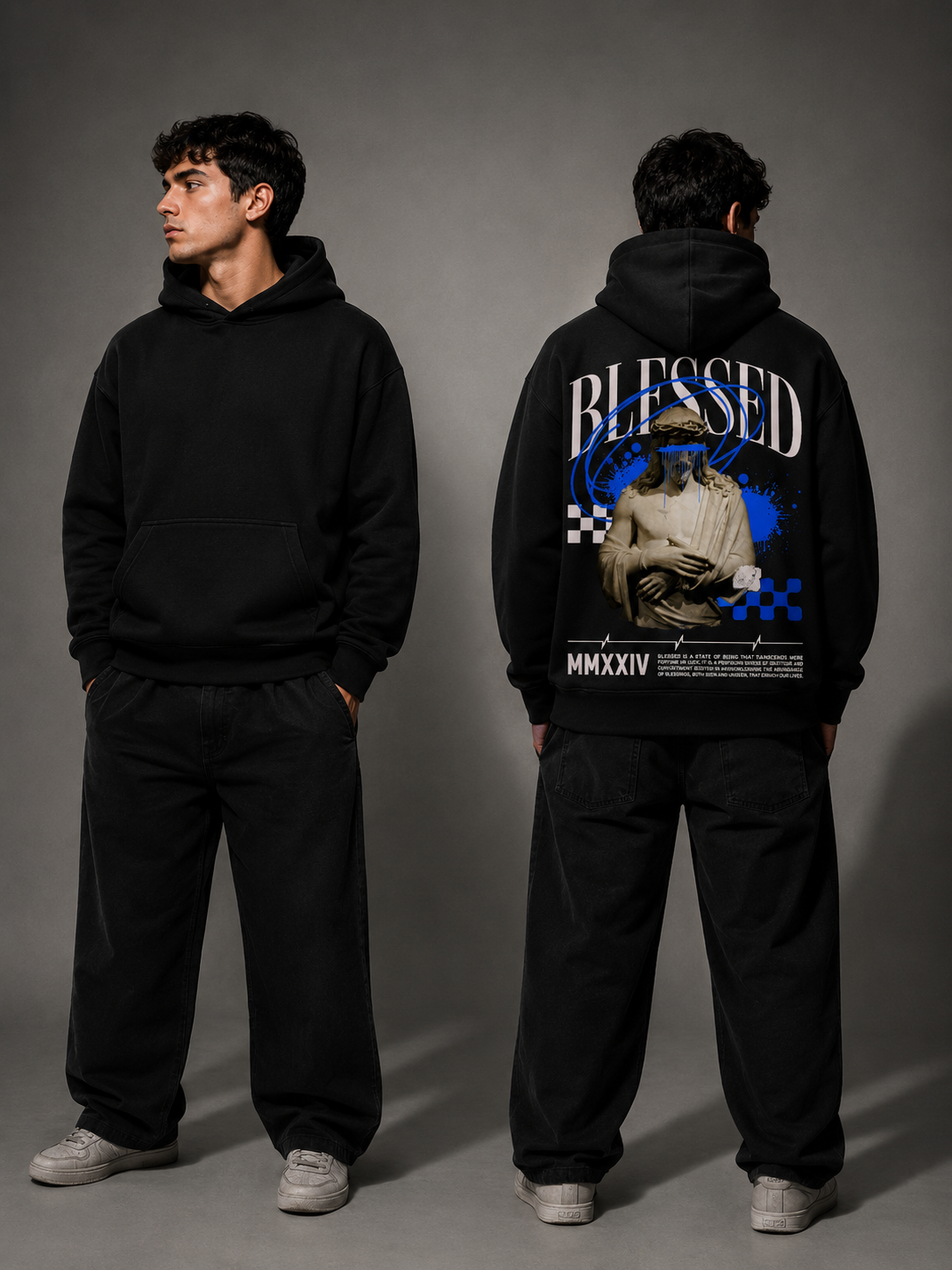Buzo hoodie unisex Blessed