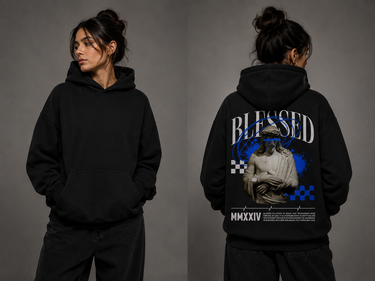 Buzo hoodie unisex Blessed