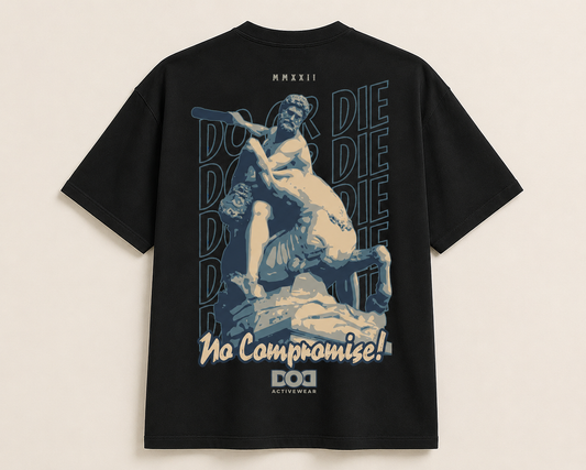 Remera Oversize Negra Do or Die