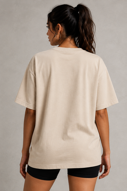 Remera Clásica Beige lisa